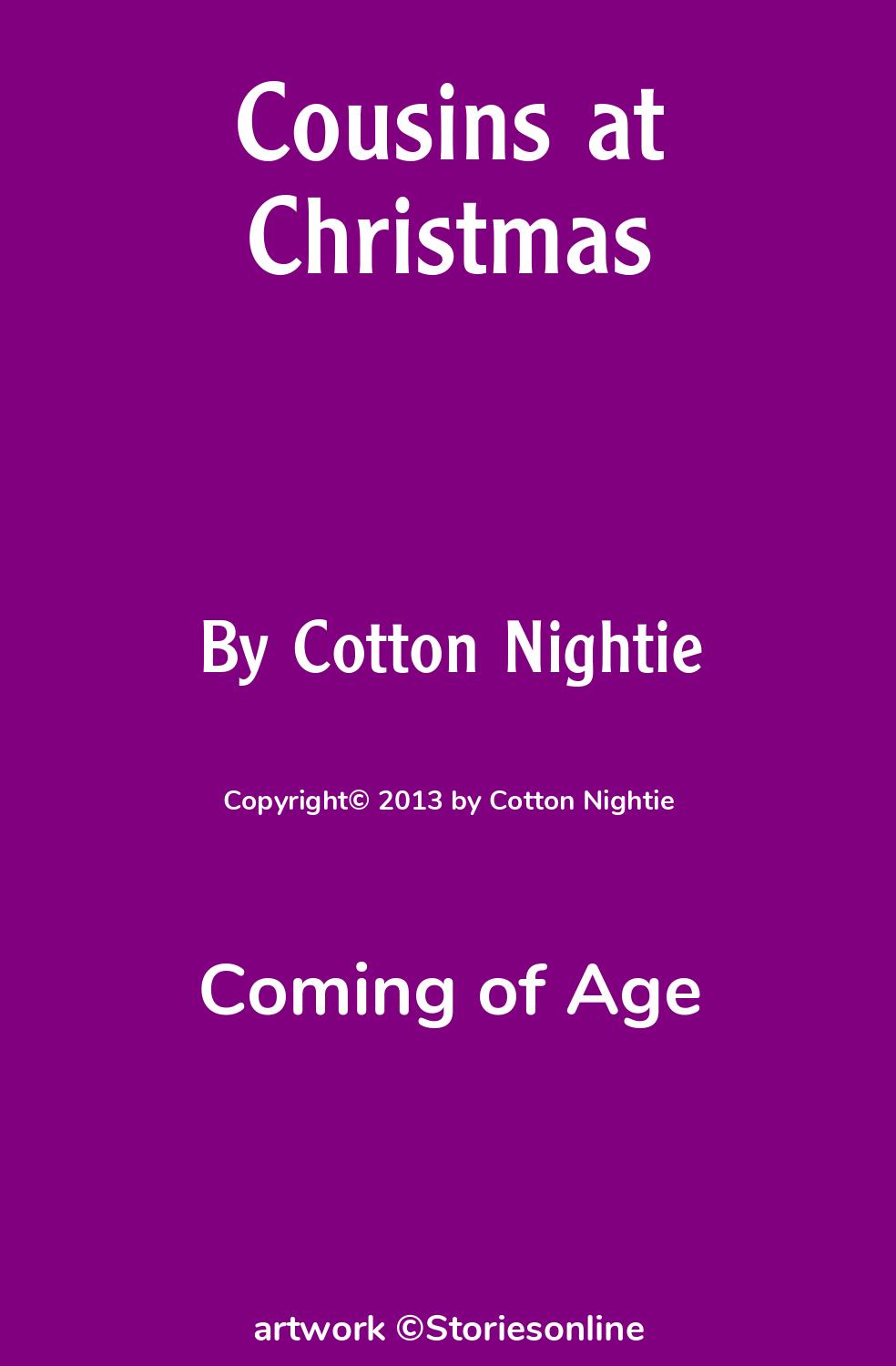 Cousins at Christmas - Coming of Age Sex Story