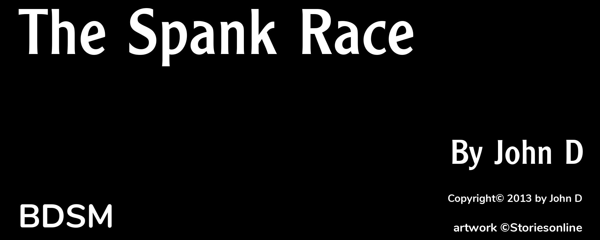 The Spank Race - Cover