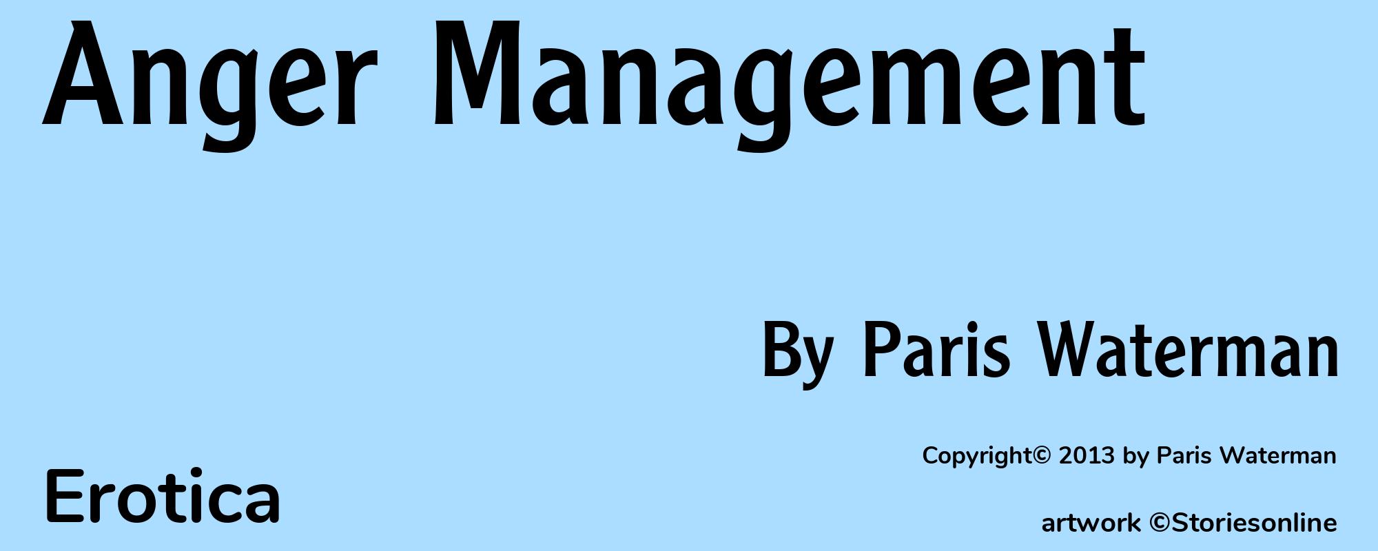 Anger Management - Cover