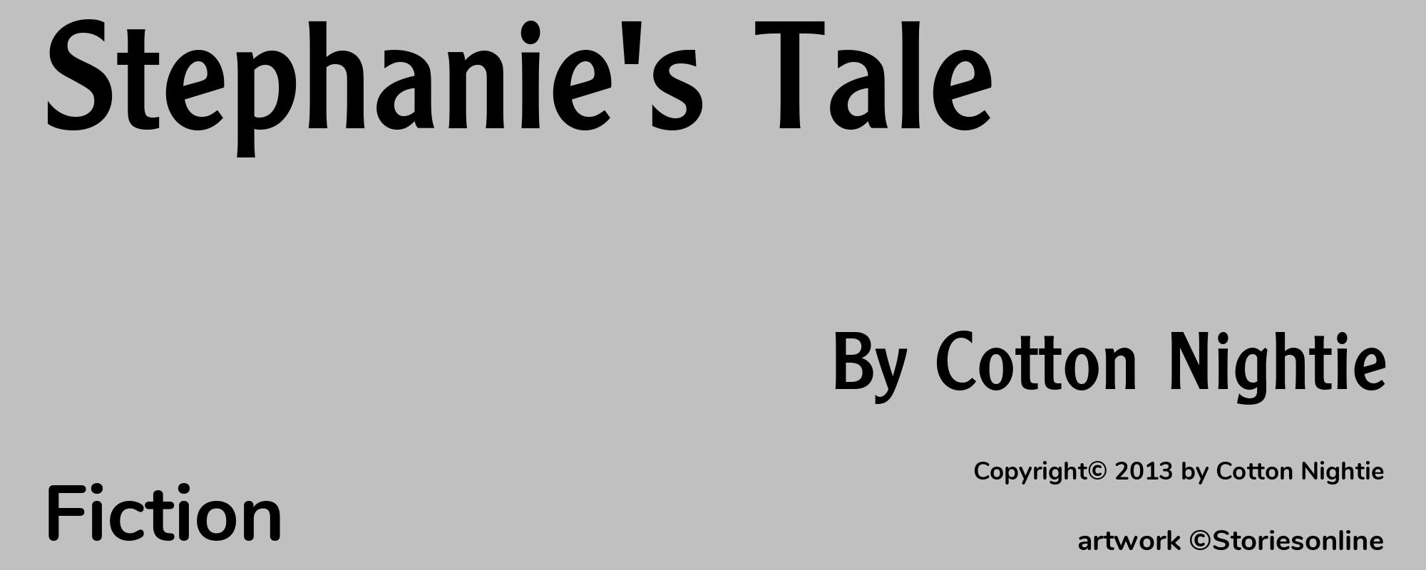 Stephanie's Tale - Cover