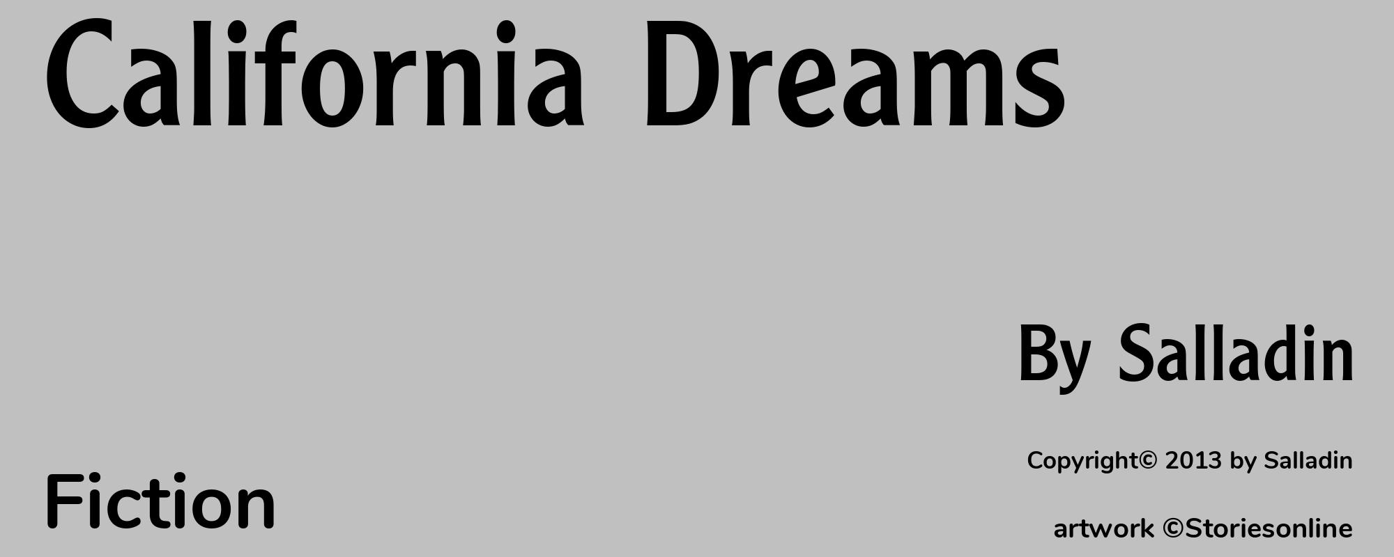 California Dreams - Cover