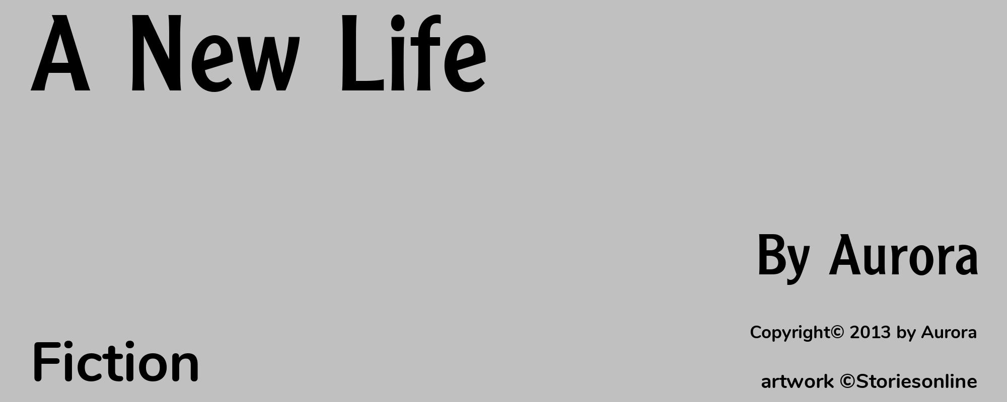 A New Life - Cover