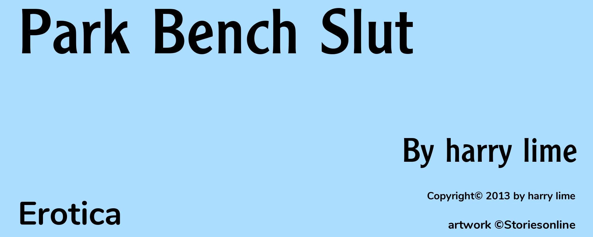 Park Bench Slut - Cover