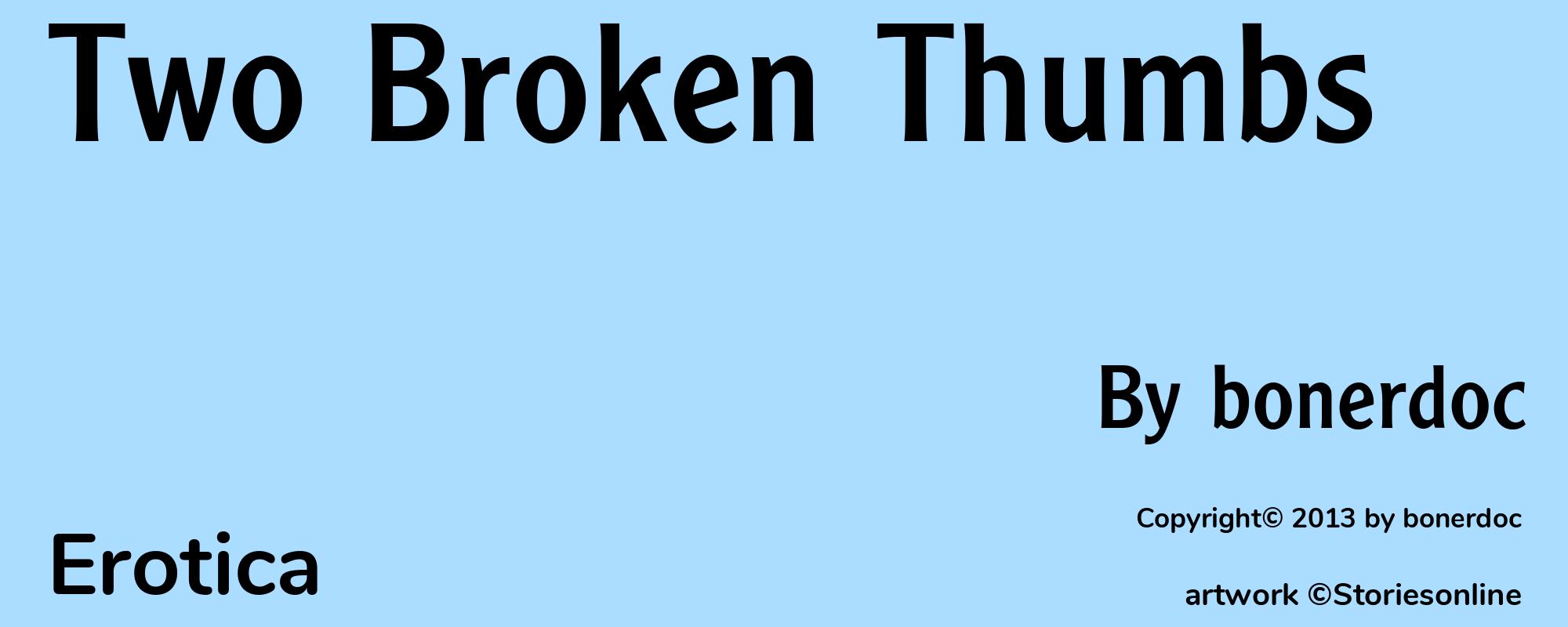 Two Broken Thumbs - Cover