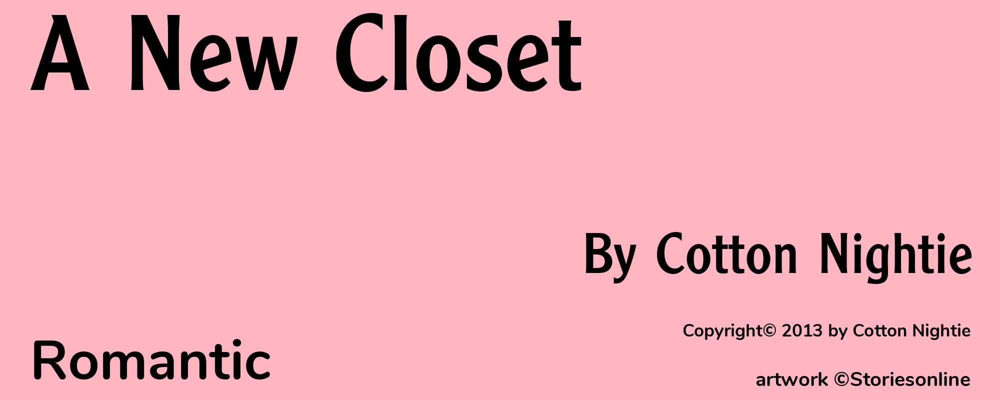 A New Closet - Cover