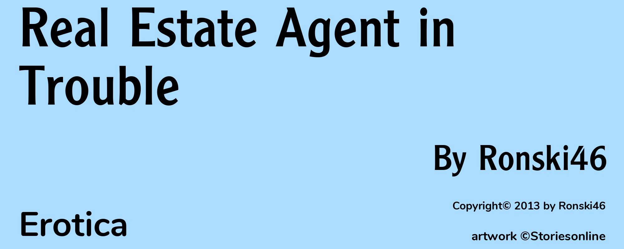 Real Estate Agent in Trouble - Cover