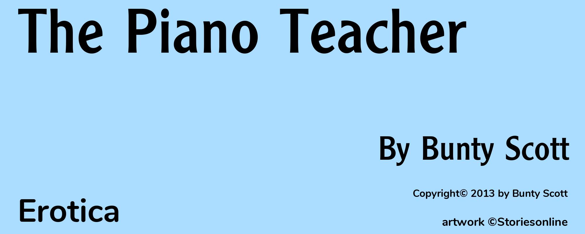 The Piano Teacher - Cover