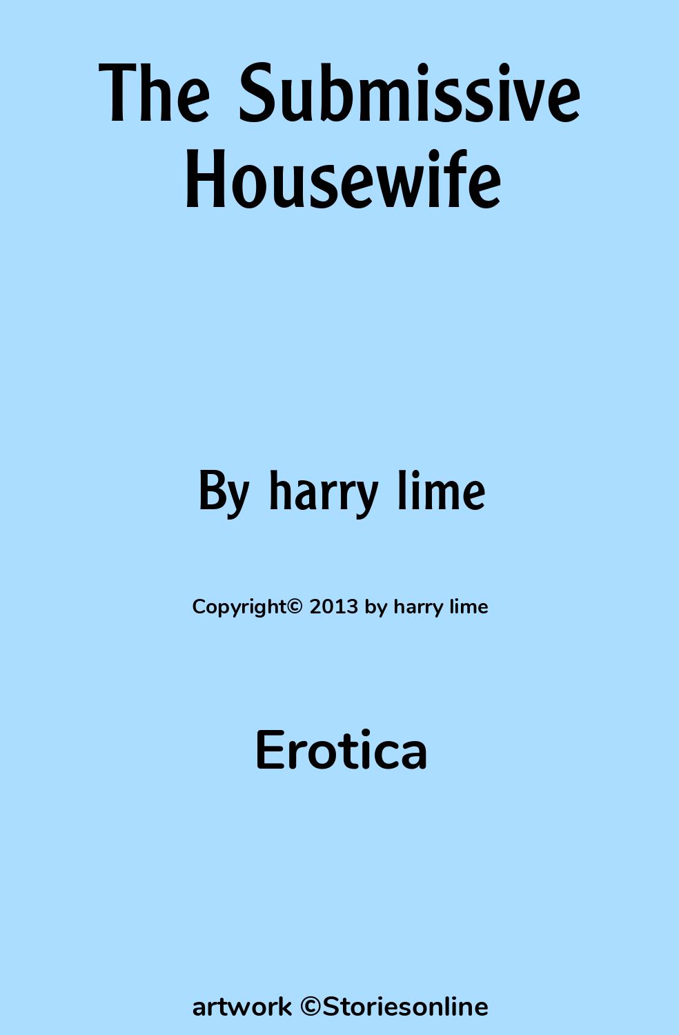 The Submissive Housewife - Erotica Sex Story