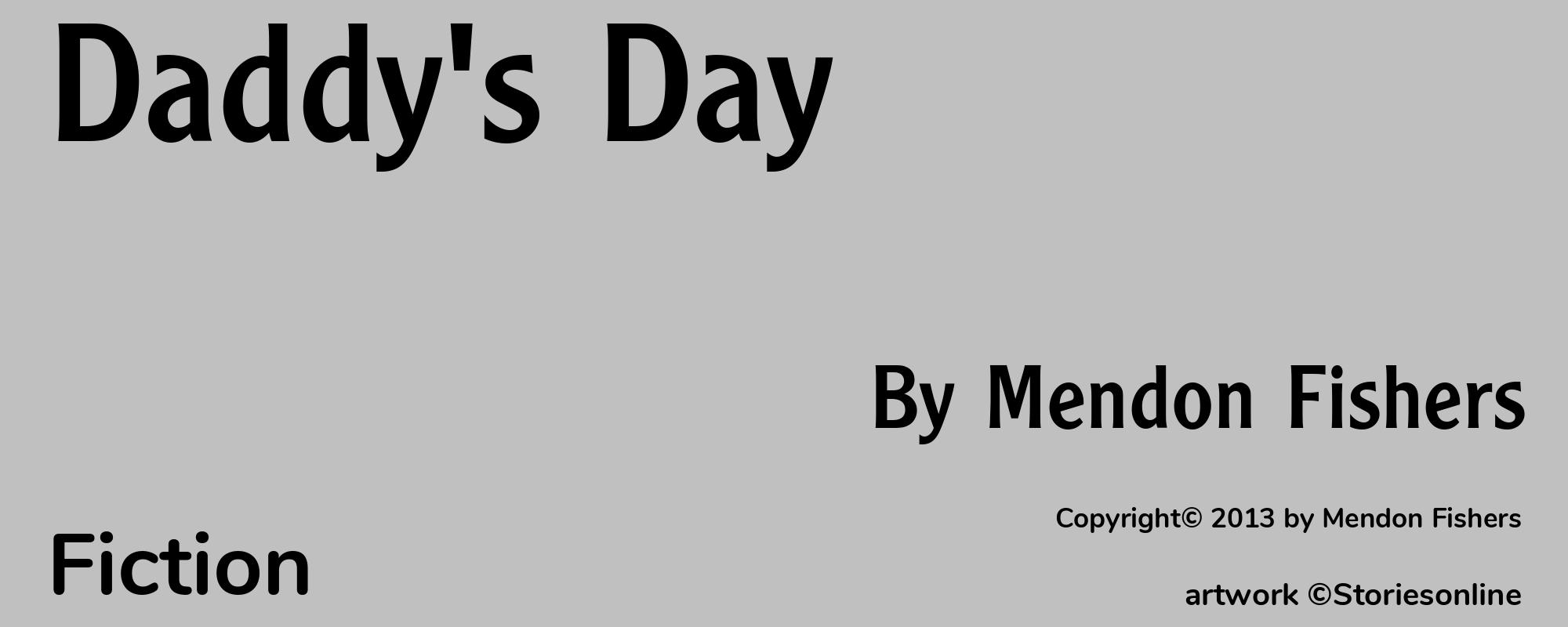 Daddy's Day - Cover