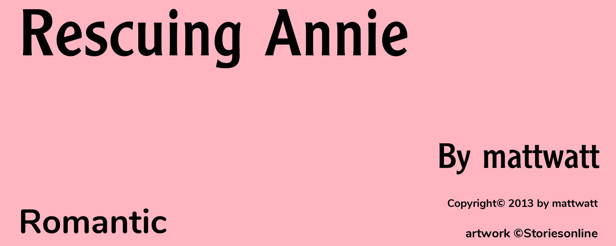 Rescuing Annie - Cover
