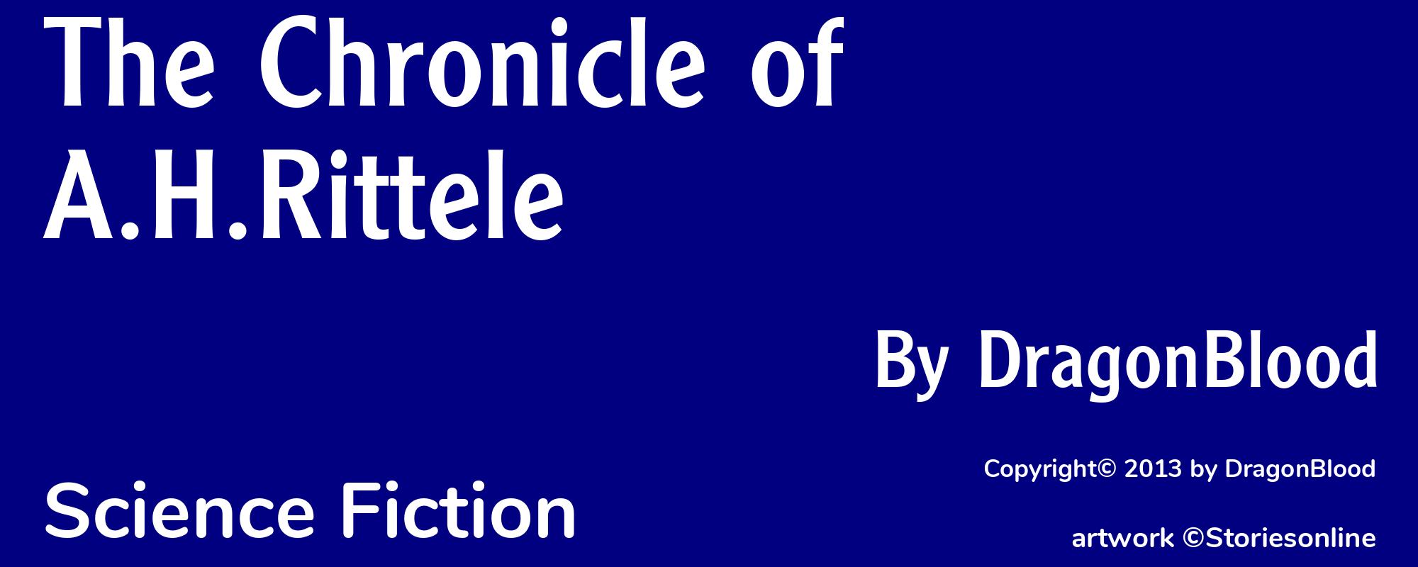 The Chronicle of A.H.Rittele - Cover