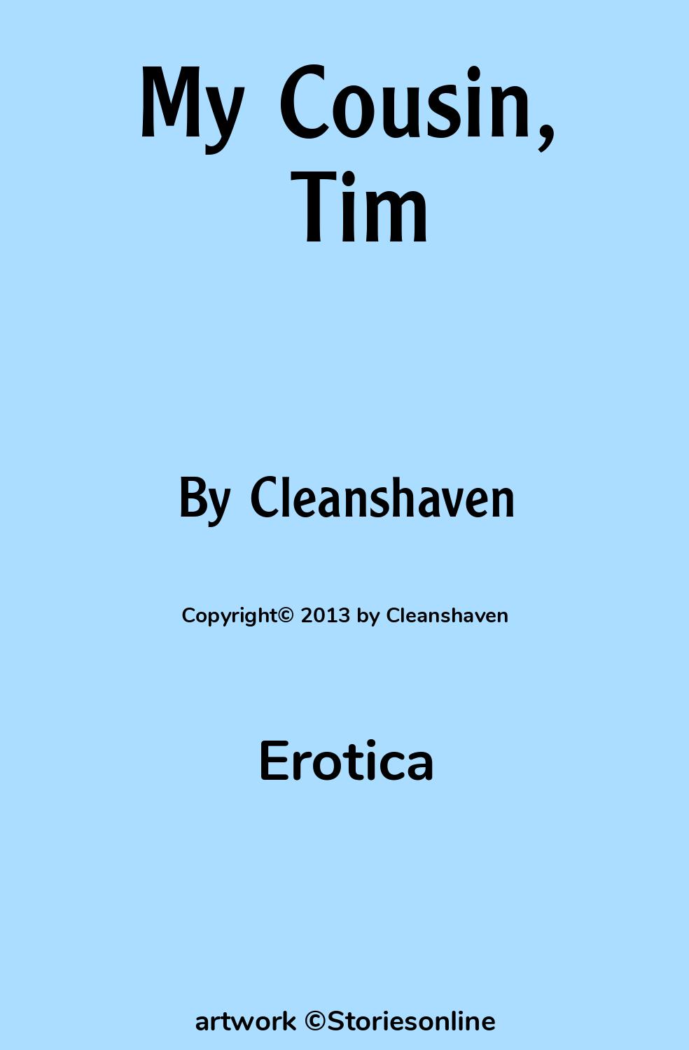 My Cousin, Tim - Erotica Sex Story