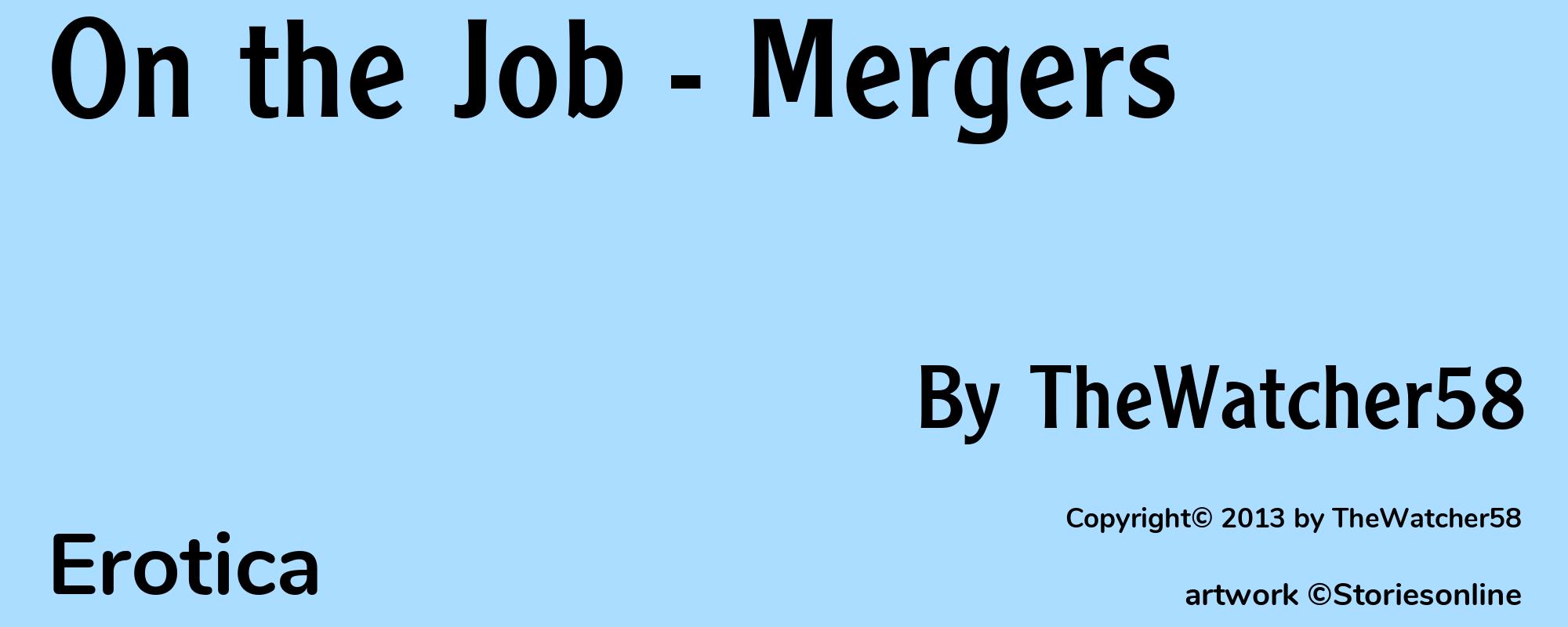 On the Job - Mergers - Cover