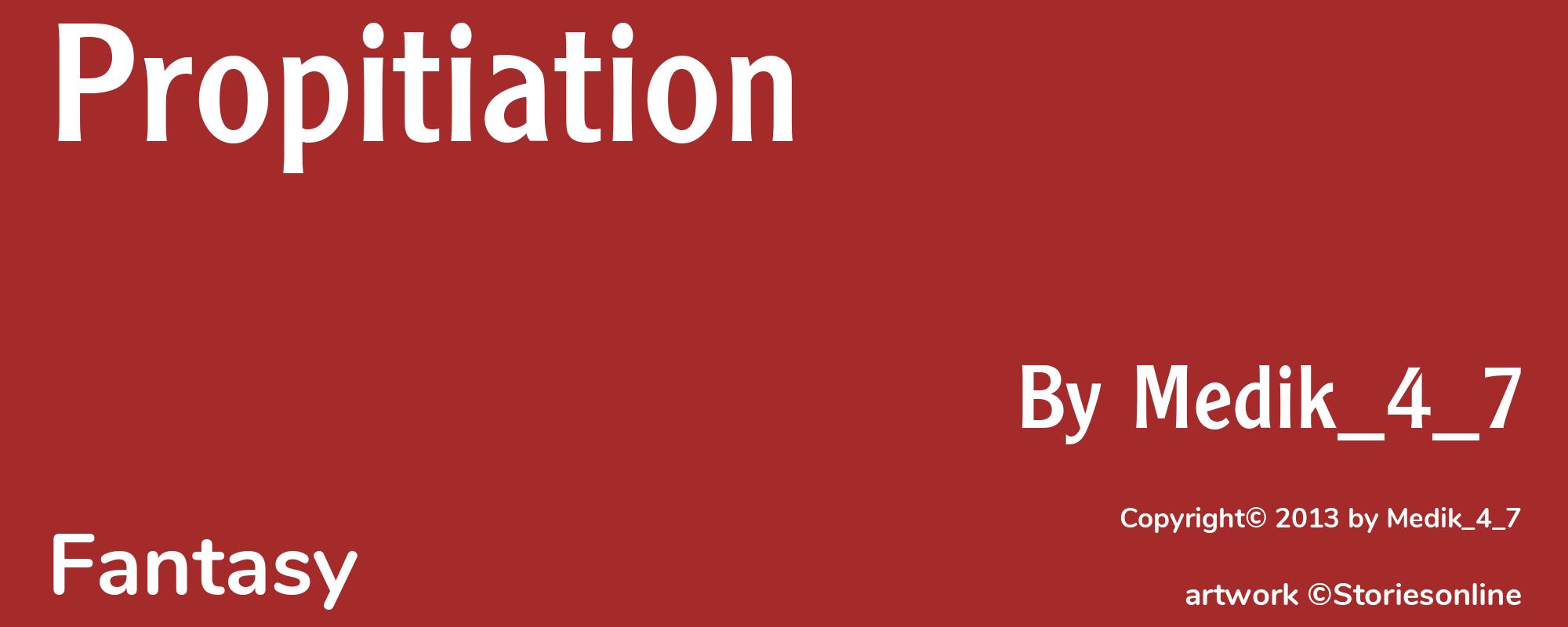 Propitiation - Cover