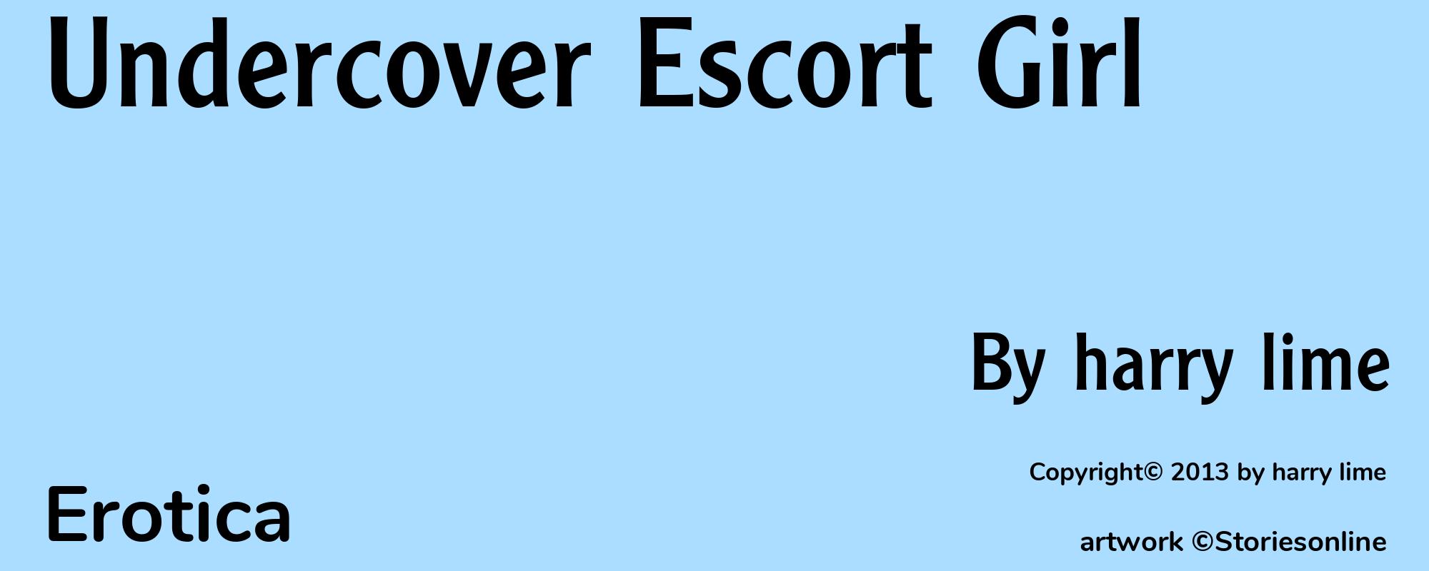 Undercover Escort Girl - Cover