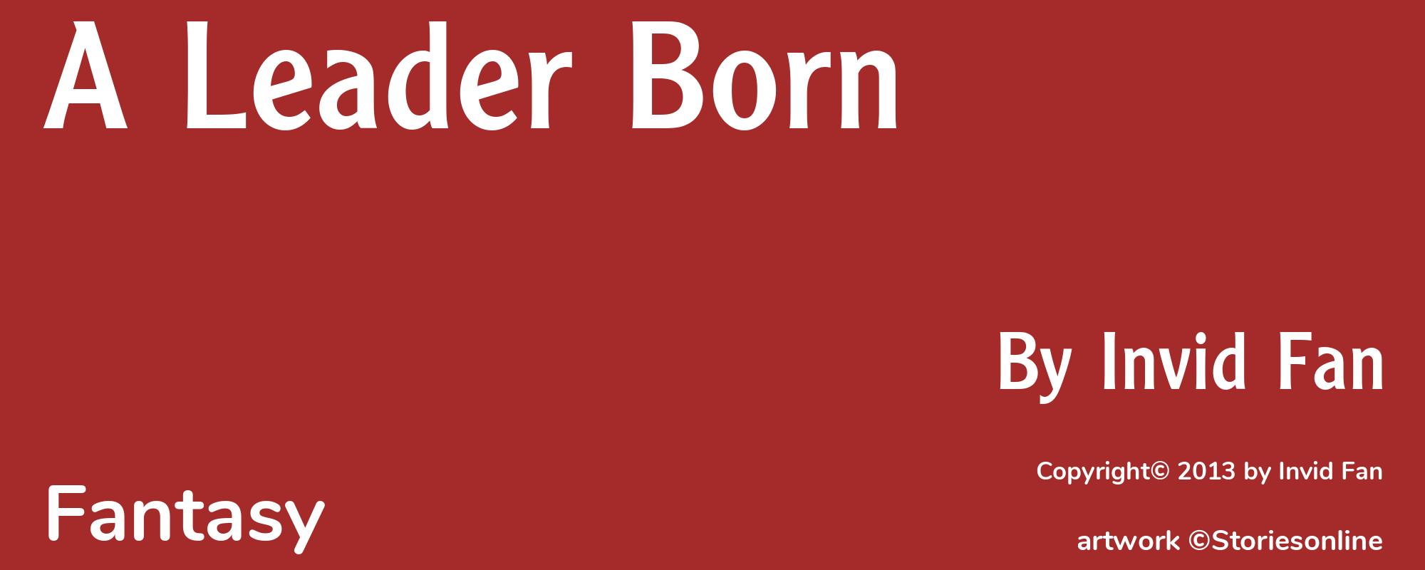 A Leader Born - Cover