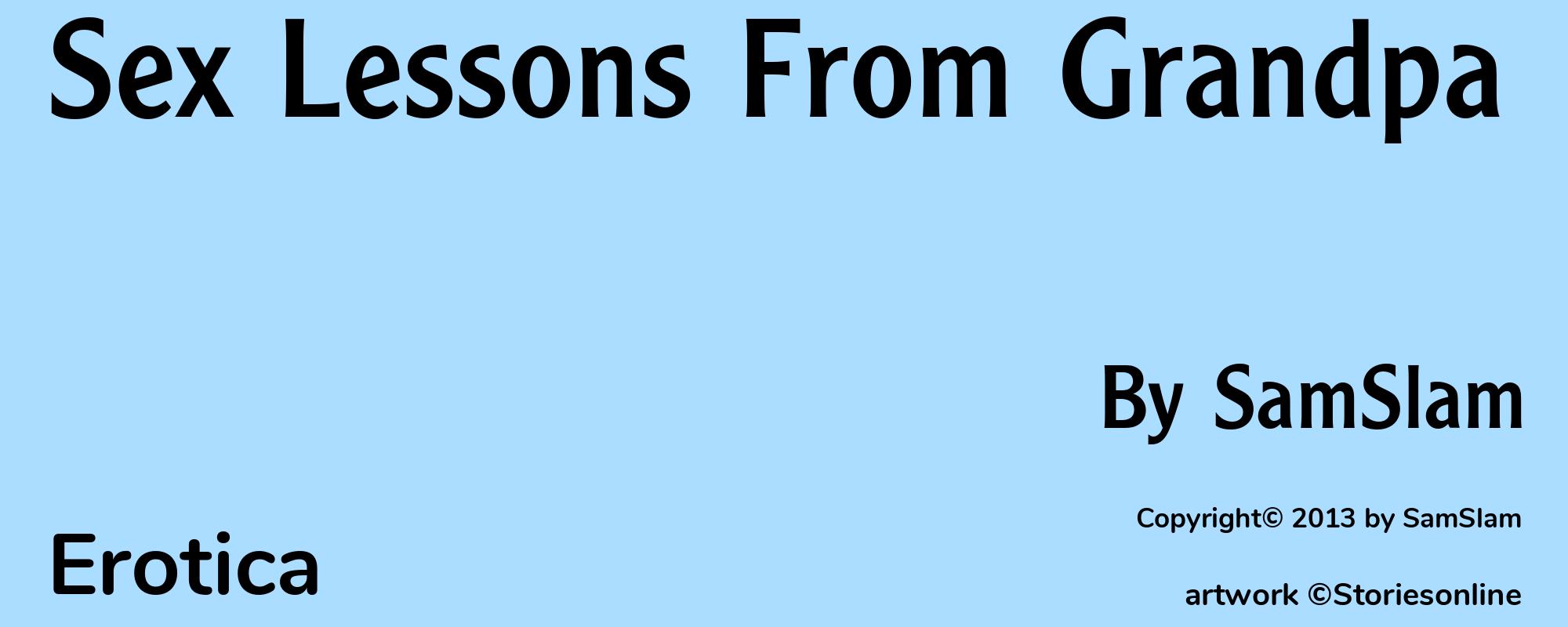 Sex Lessons From Grandpa - Cover