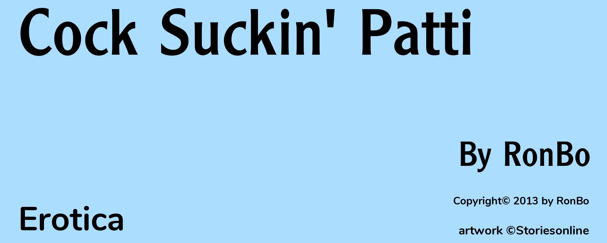 Cock Suckin' Patti - Cover