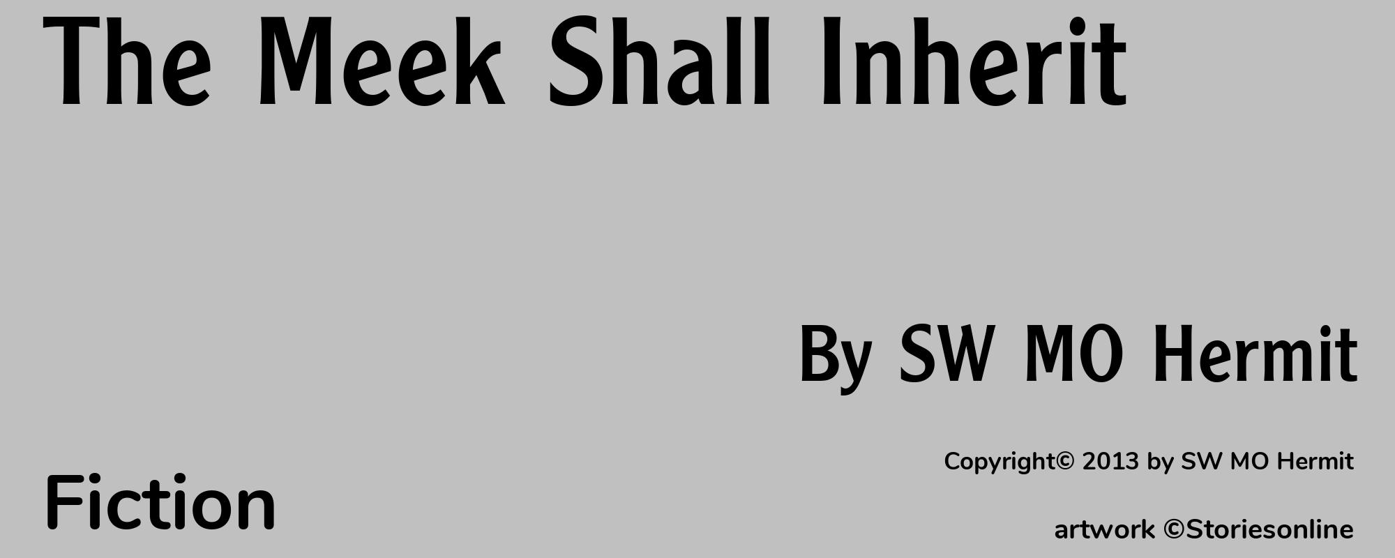 The Meek Shall Inherit - Cover