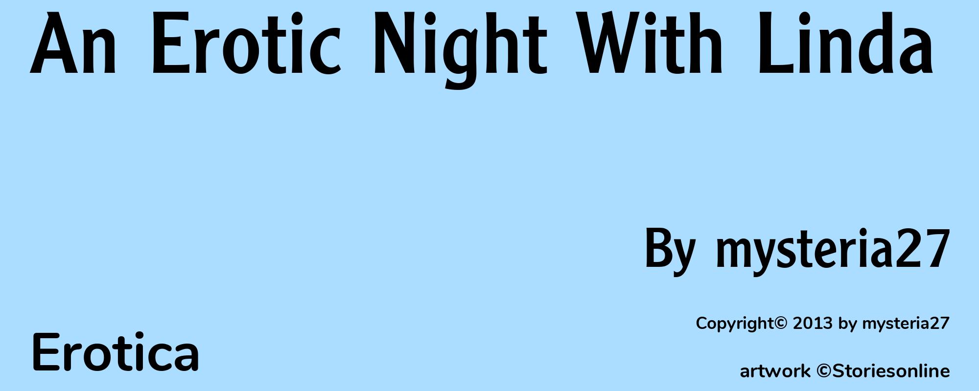An Erotic Night With Linda - Cover