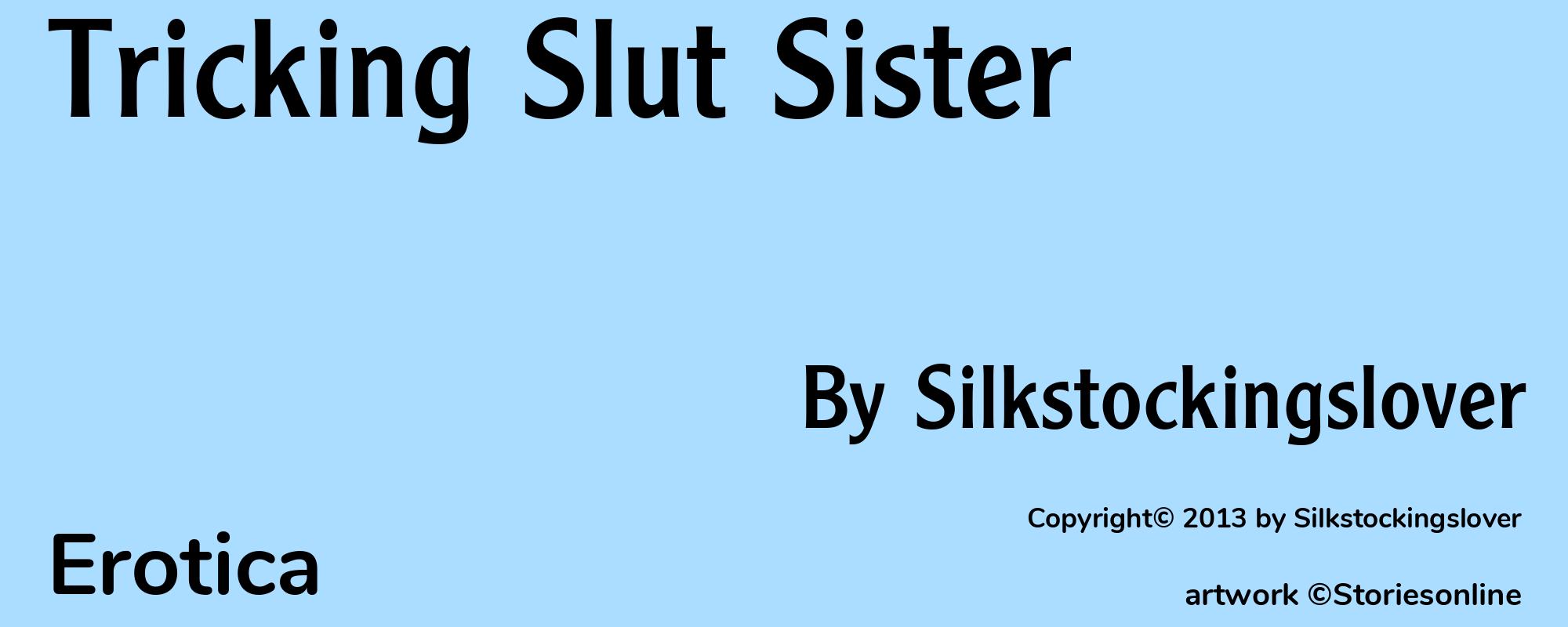 Tricking Slut Sister - Cover