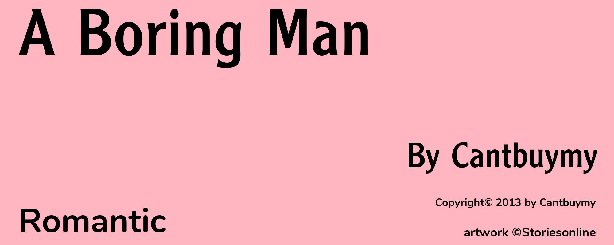 A Boring Man - Cover