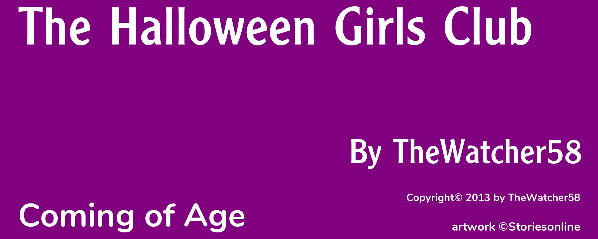 The Halloween Girls Club - Cover