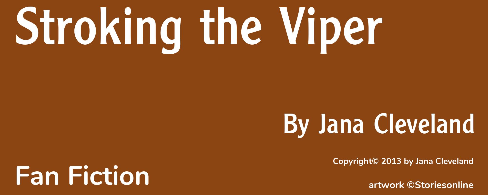Stroking the Viper - Cover