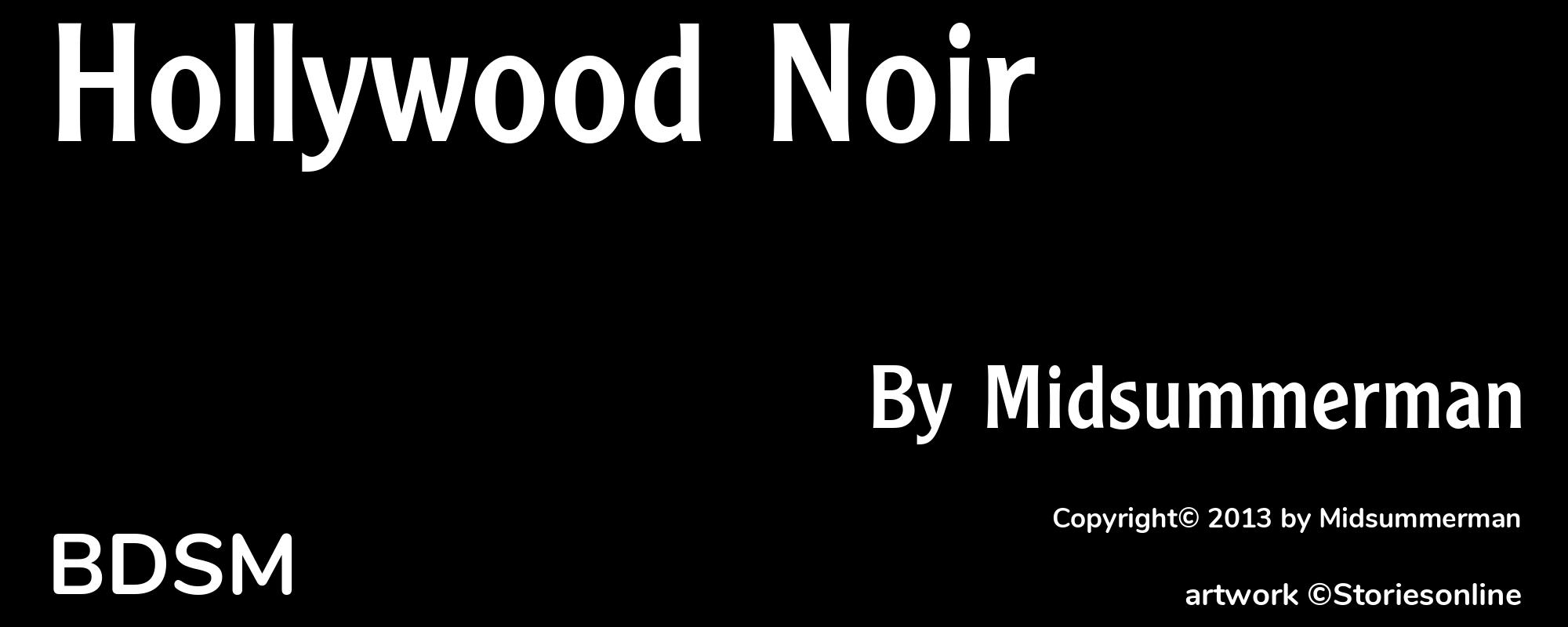 Hollywood Noir - Cover