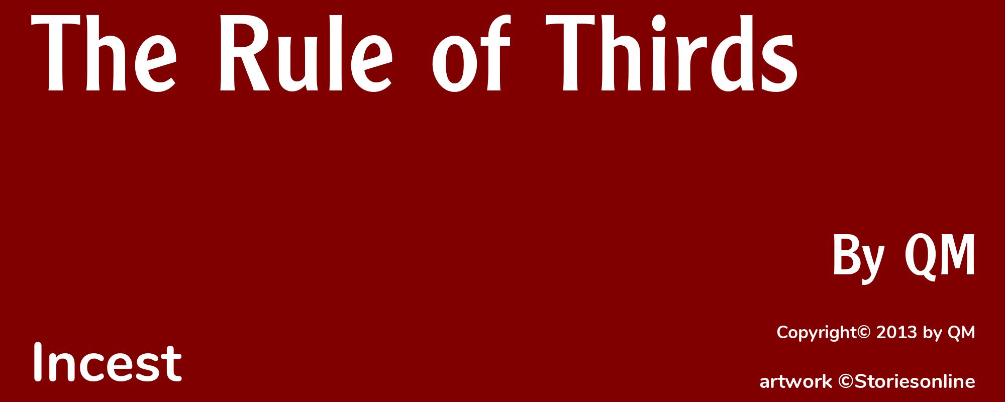 The Rule of Thirds - Cover