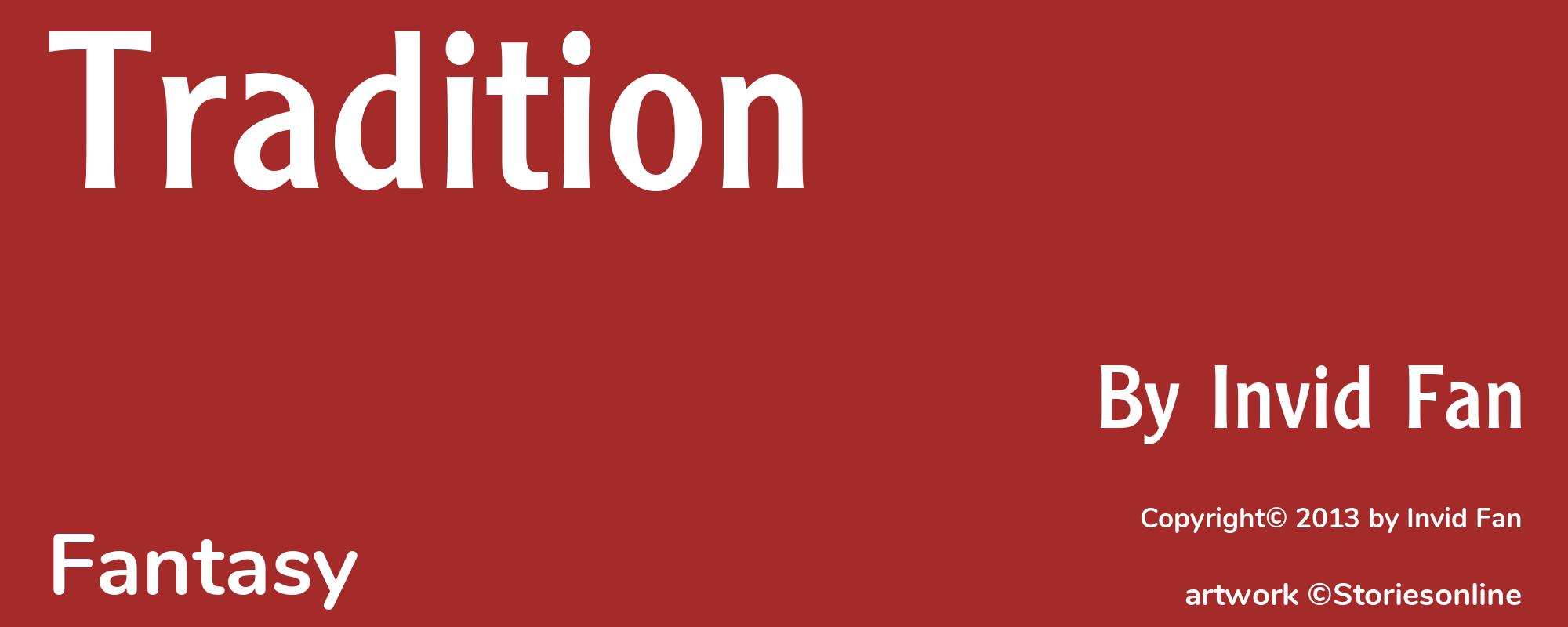 Tradition - Cover