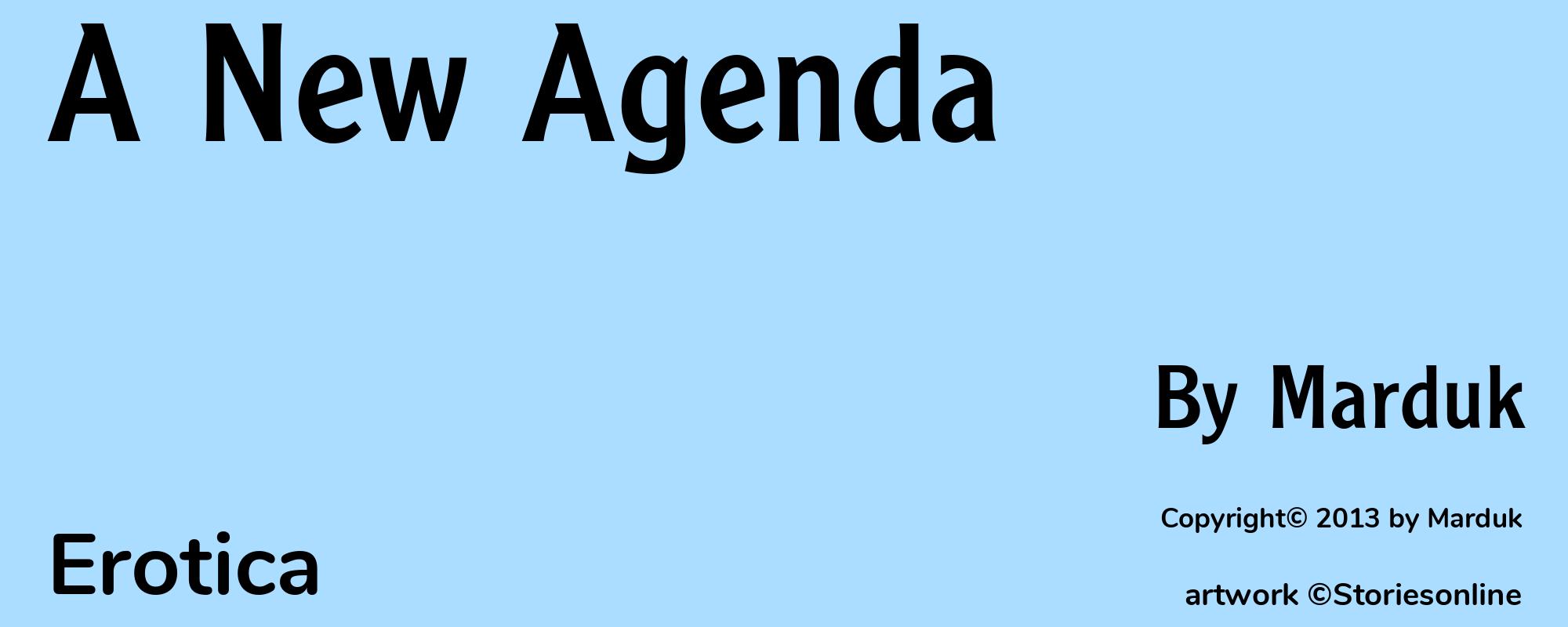 A New Agenda - Cover