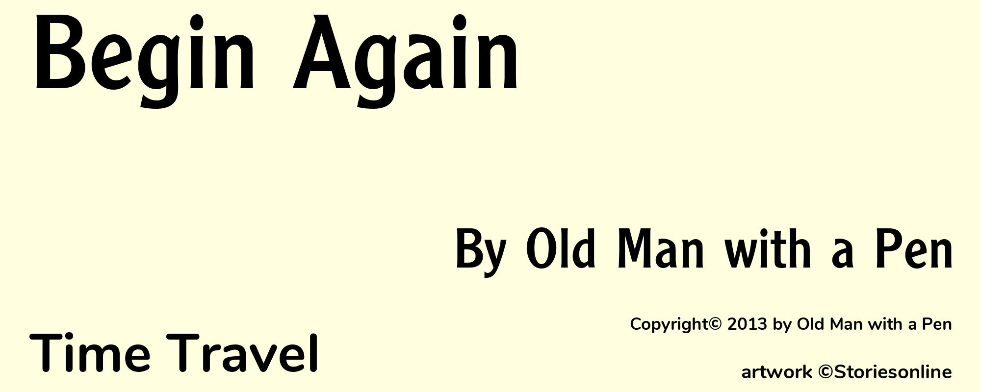 Begin Again - Cover