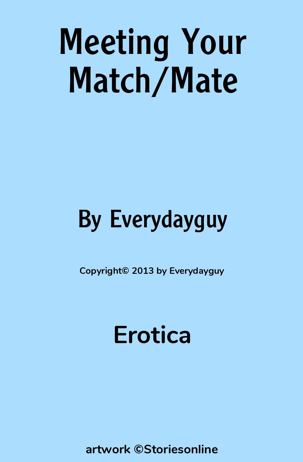 Meeting Your Match/Mate - Erotica Sex Story