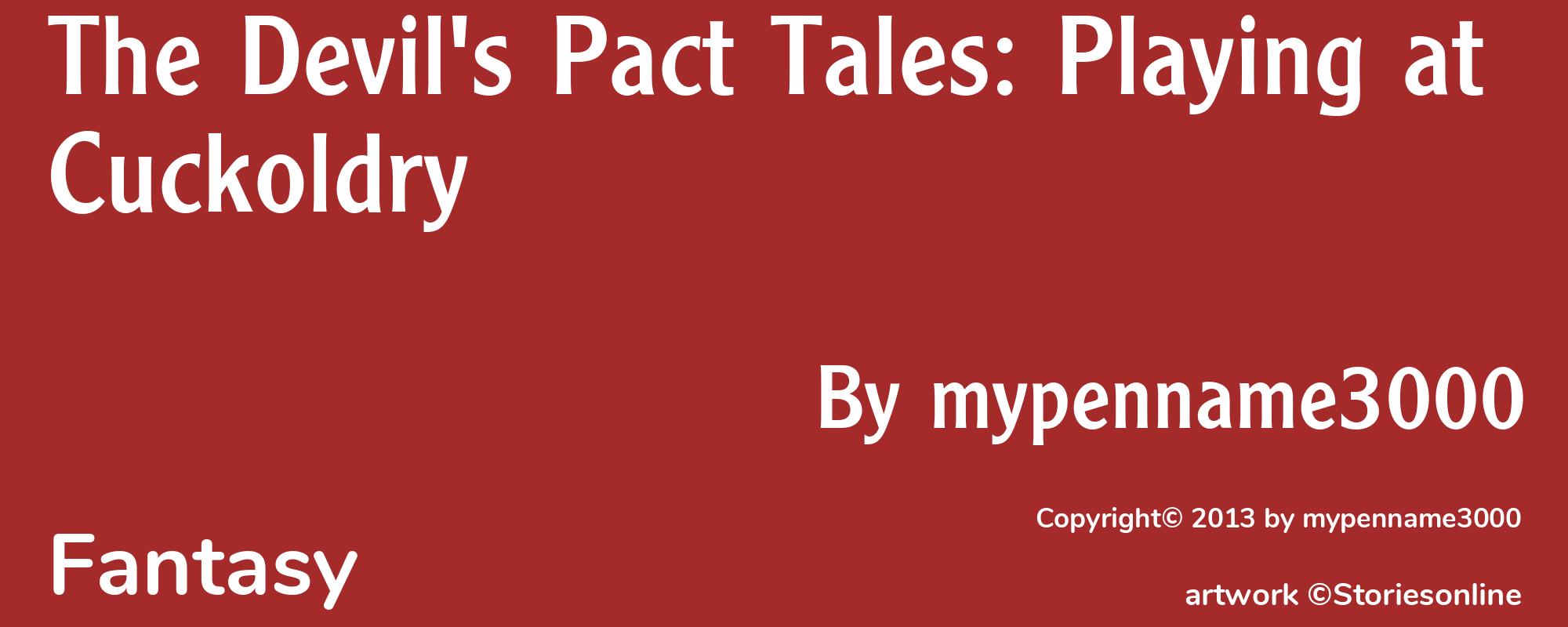 The Devil's Pact Tales: Playing at Cuckoldry - Cover