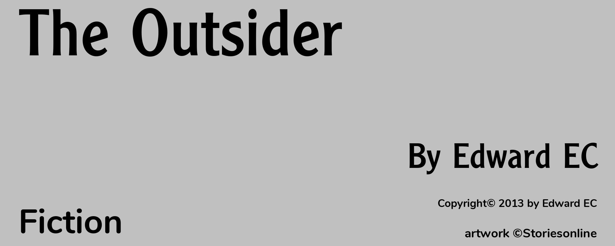 The Outsider - Cover