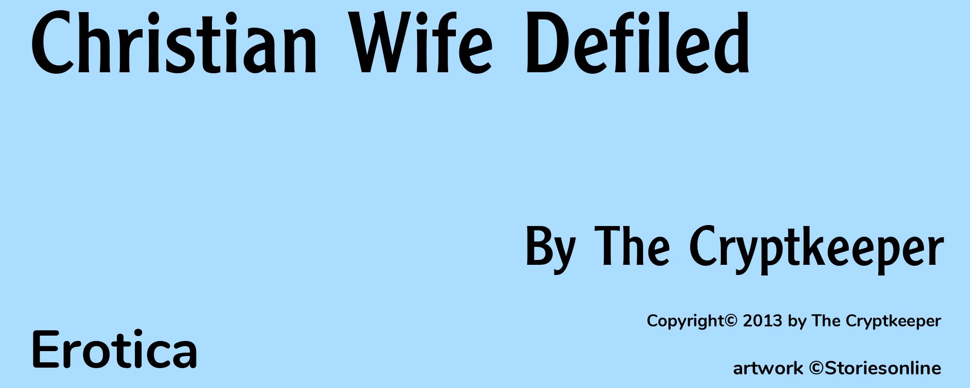 Christian Wife Defiled - Cover