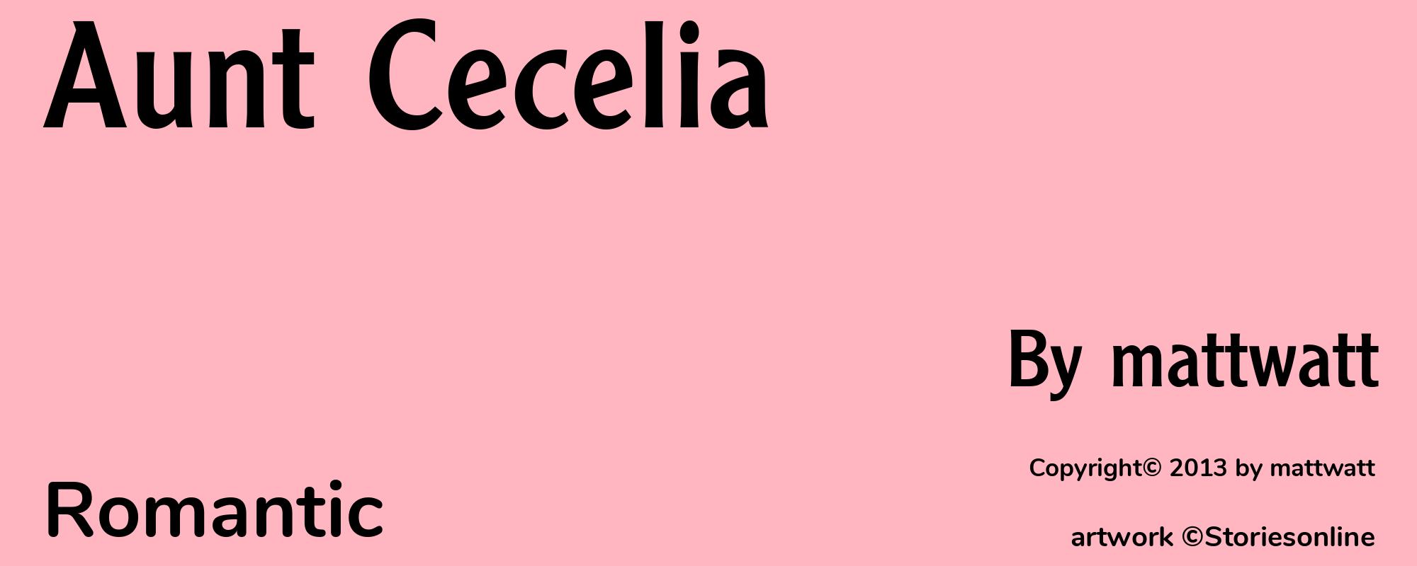 Aunt Cecelia - Cover