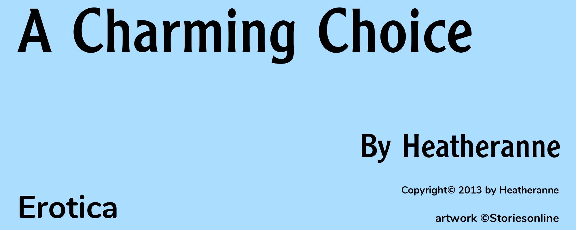 A Charming Choice - Cover