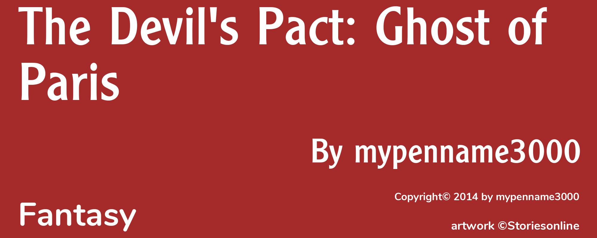 The Devil's Pact: Ghost of Paris - Cover