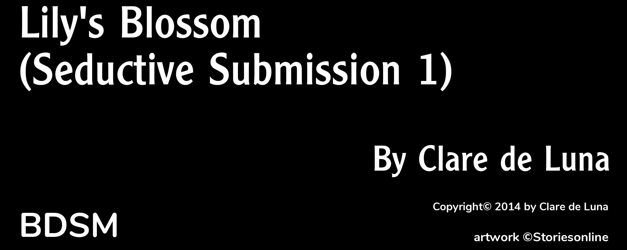 Lily's Blossom (Seductive Submission 1) - Cover