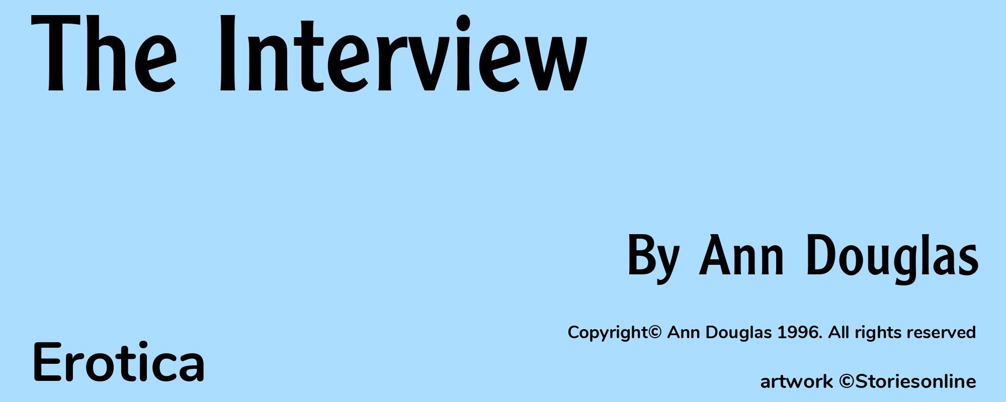 The Interview - Cover