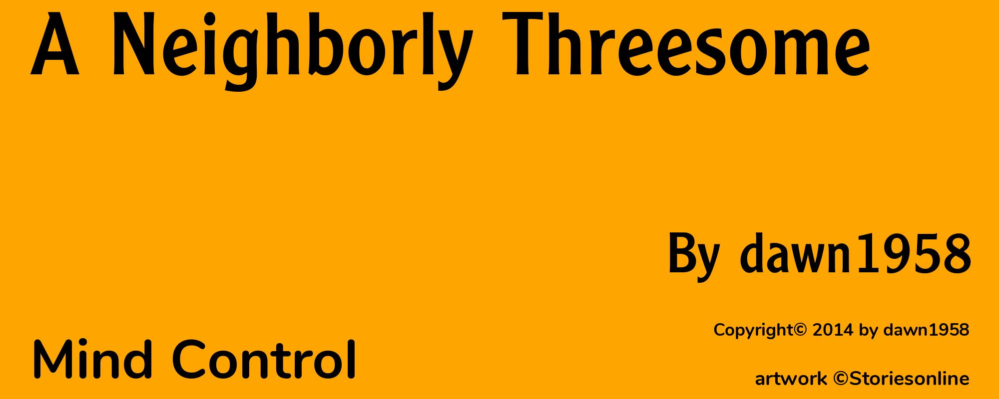 A Neighborly Threesome - Cover