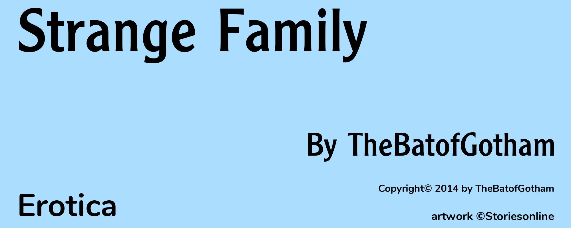 Strange Family - Cover