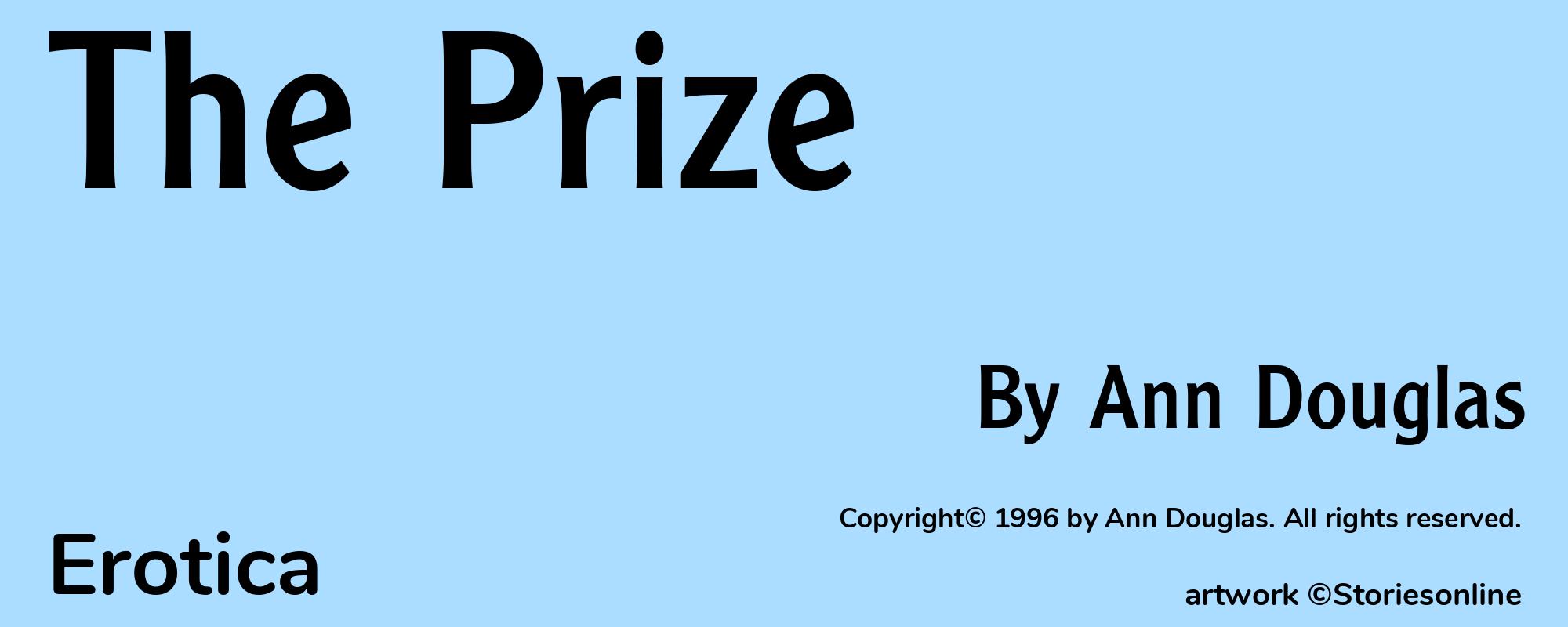 The Prize - Cover