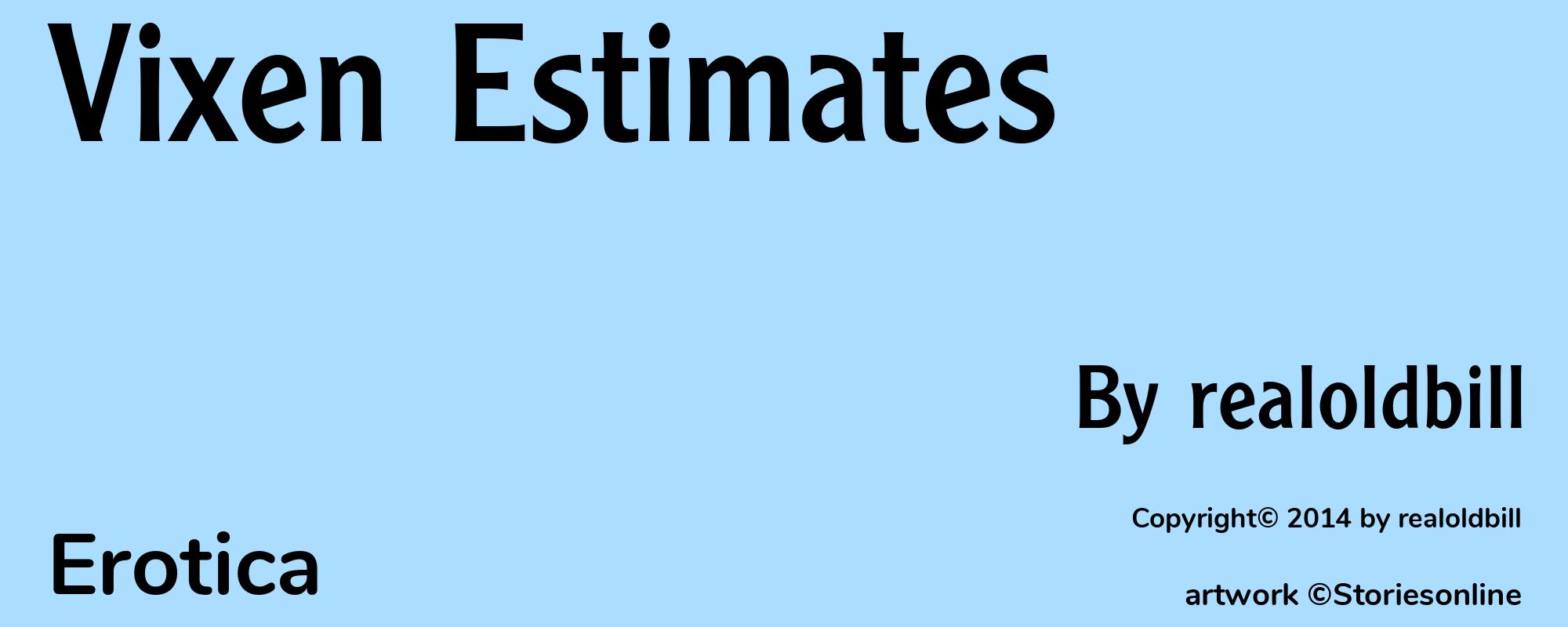 Vixen Estimates - Cover