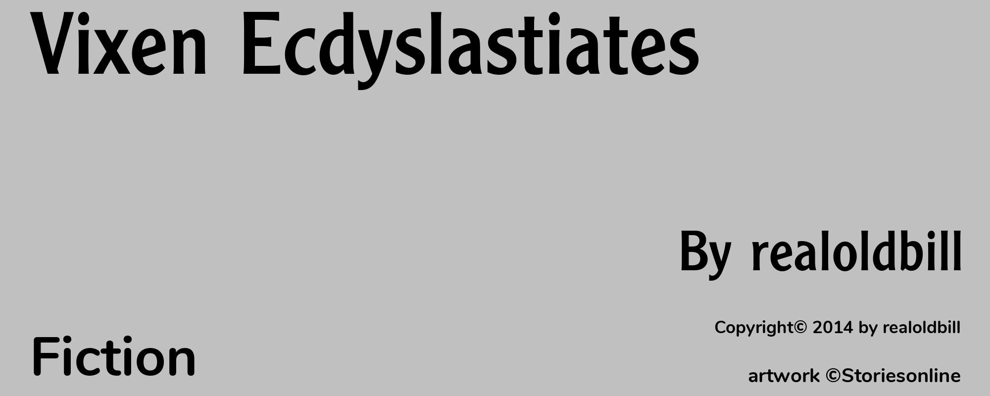 Vixen Ecdyslastiates - Cover