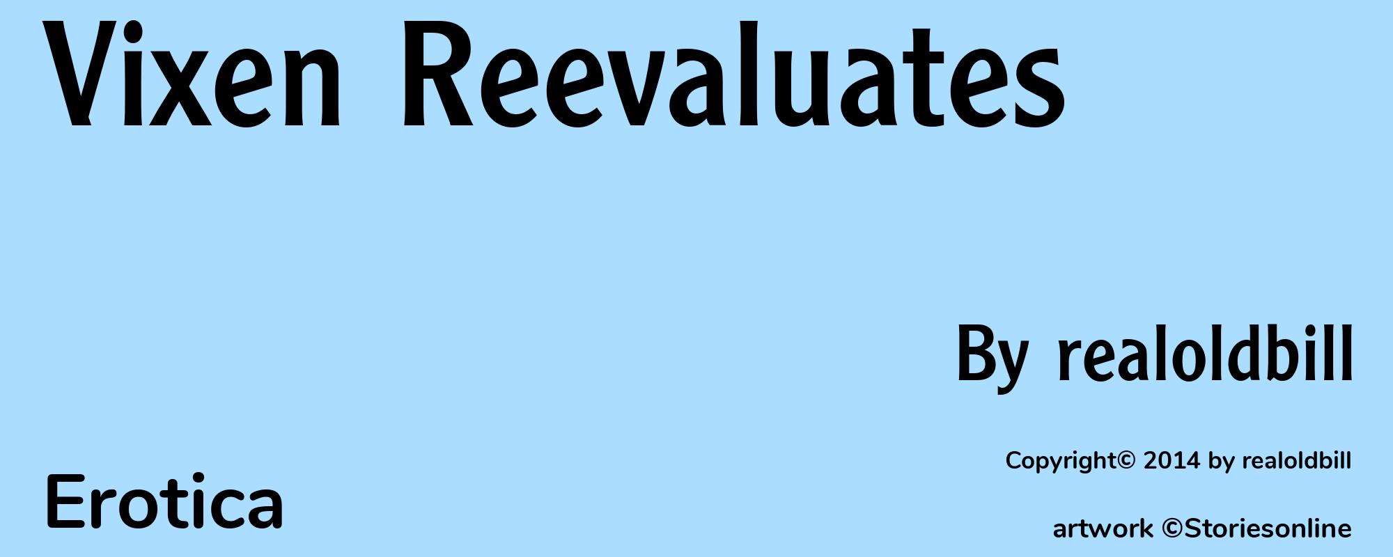 Vixen Reevaluates - Cover