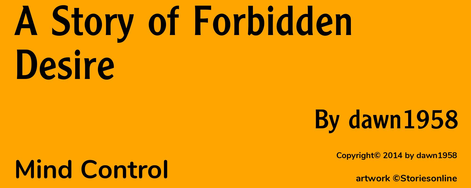 A Story of Forbidden Desire - Cover