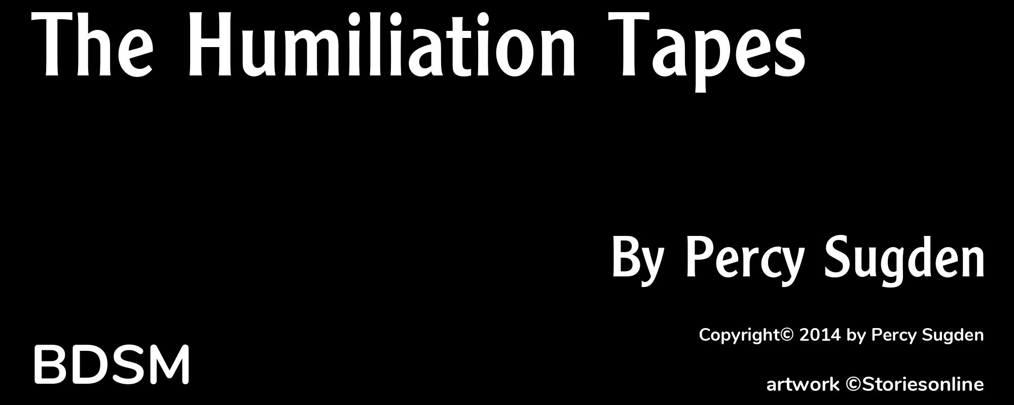 The Humiliation Tapes - Cover